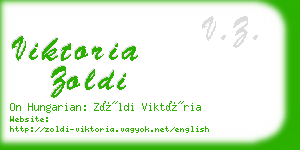 viktoria zoldi business card